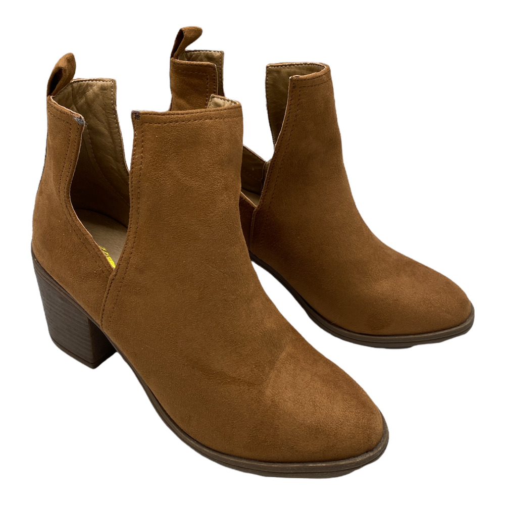 JoliMall Side Slit Booties Size 6-6.5